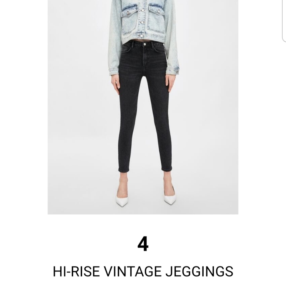 Zara vintage high raise jeggings